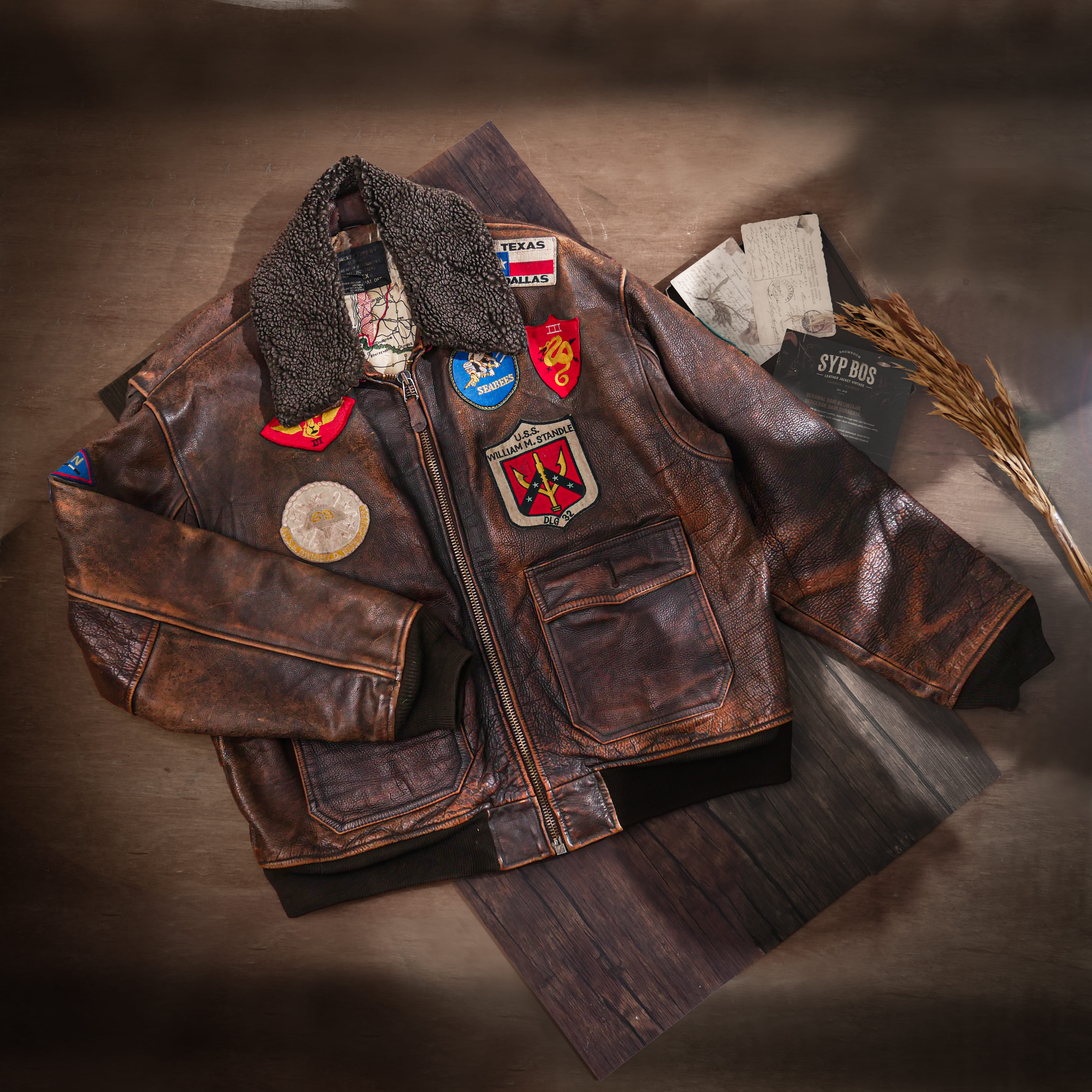 AVIREX "Top Gun" - Jaket Kulit Vintage SYPBOSofficial