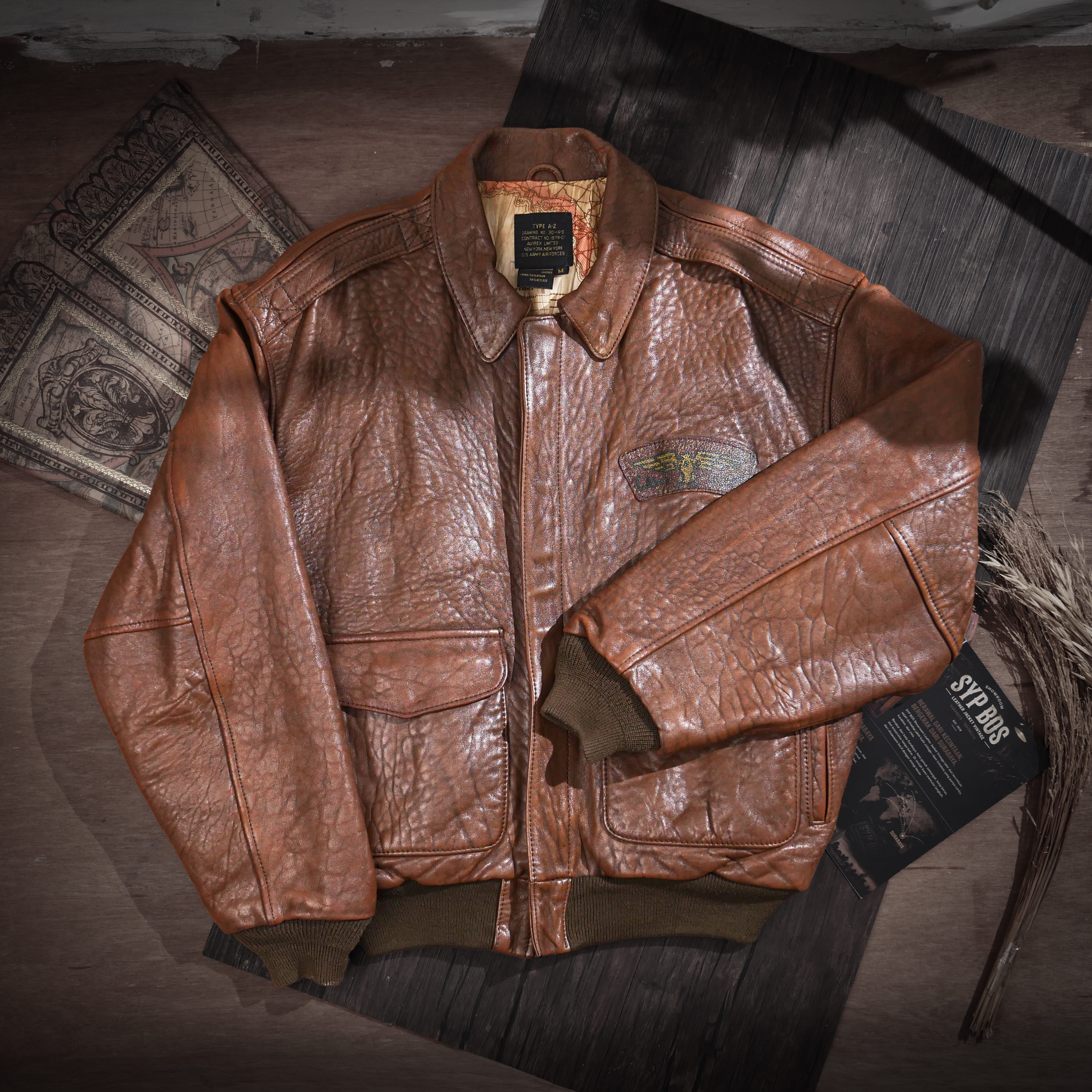 AVIREX "Hollywood" - Jaket Kulit Vintage SYPBOSofficial