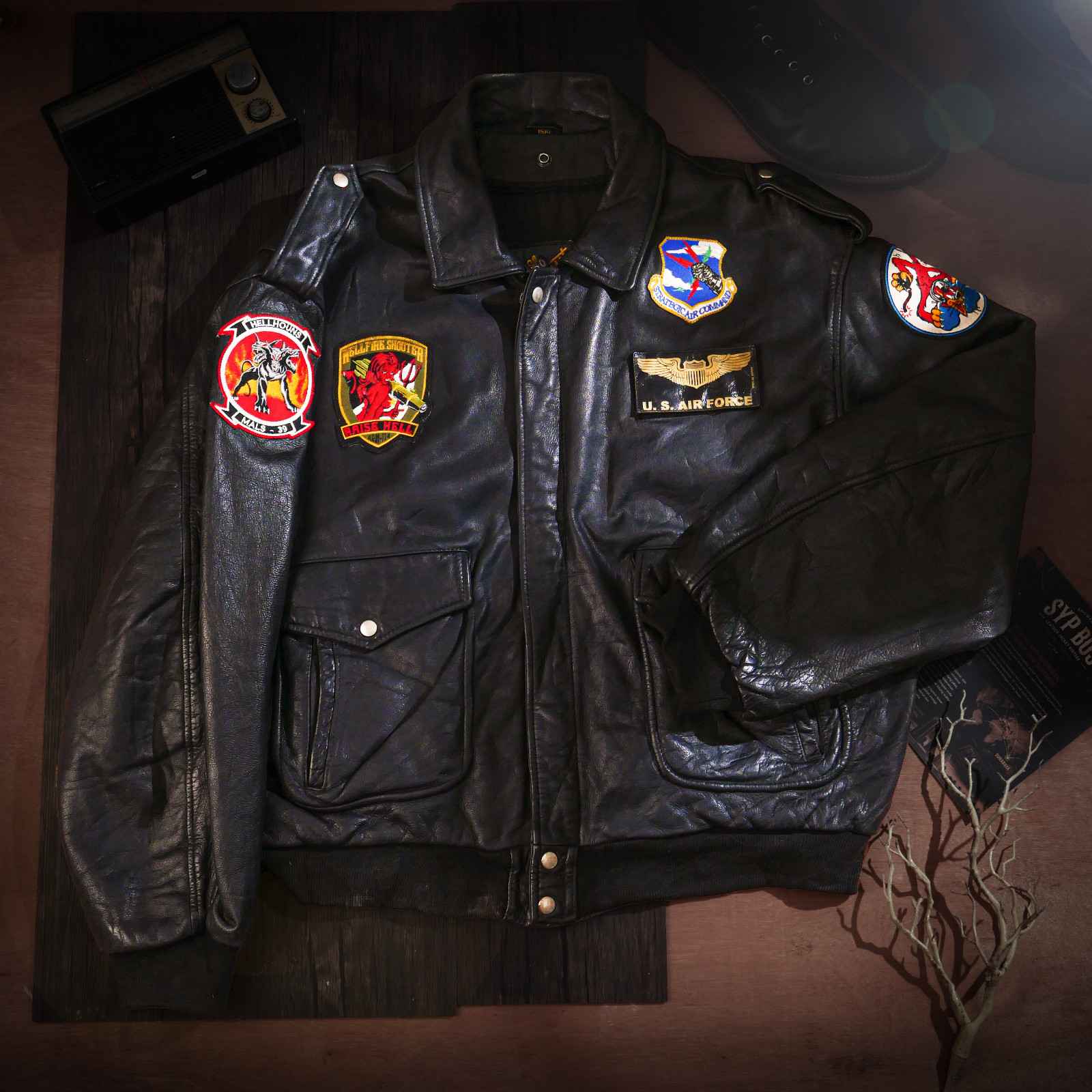 SERGE HERVET - Jaket Kulit Vintage SYPBOSofficial