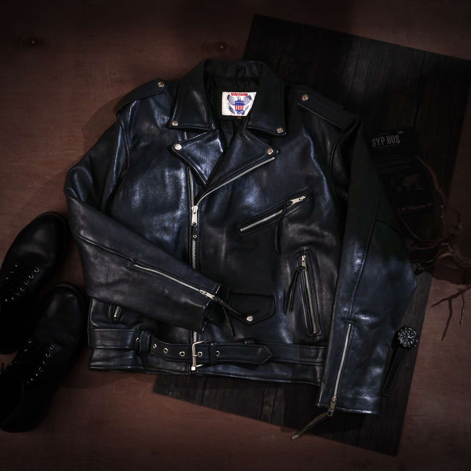 VANGUARD-HORSEHIDE - Jaket Kulit Vintage SYPBOSofficial