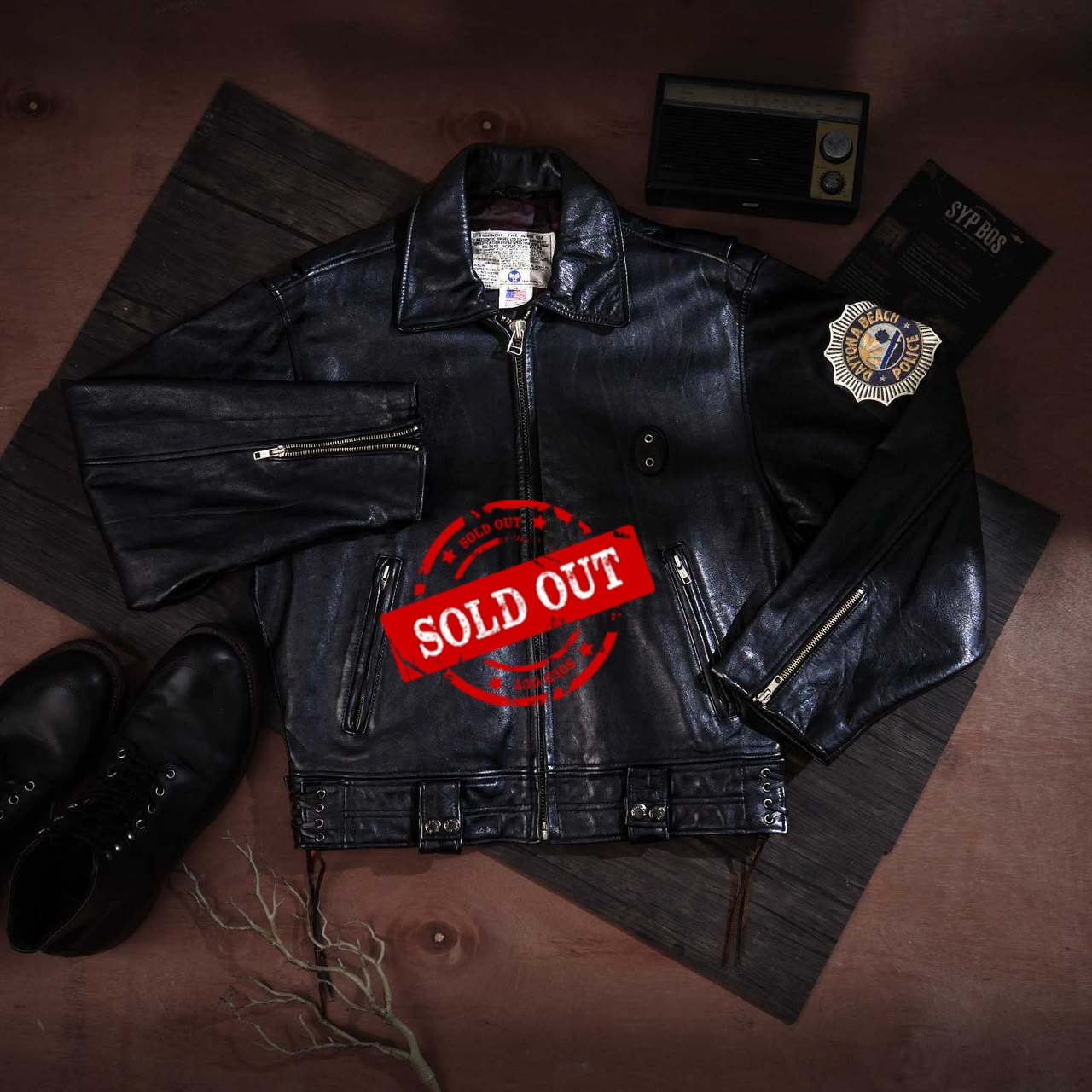 AVIREX-POLICE - Jaket Kulit Vintage SYPBOSofficial
