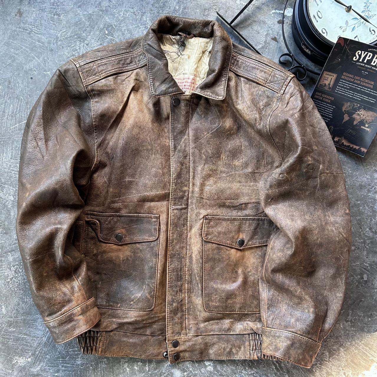 JACKET VINTAGE PATINA - Jaket Kulit Vintage SYPBOSofficial