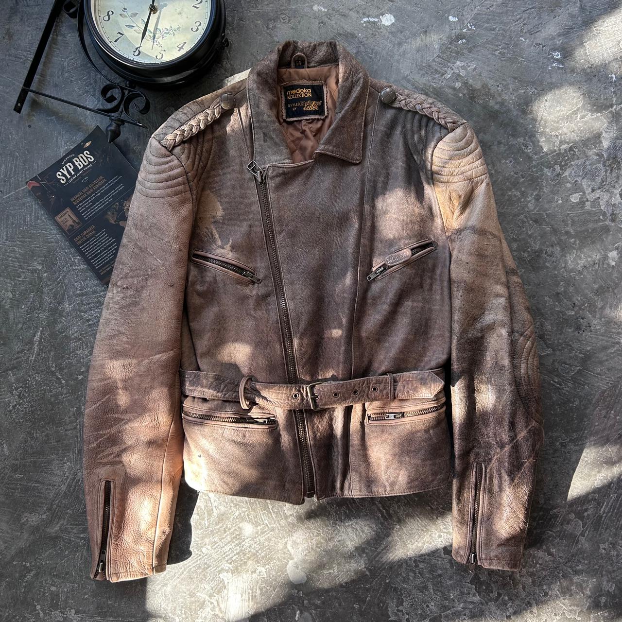 BIKER JACKET VINTAGE - Jaket Kulit Vintage SYPBOSofficial